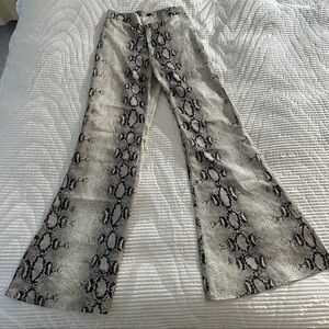 Snakeskin Bell Bottoms- best offer!